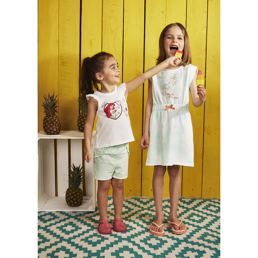 Robe en molleton print Ariel Disney pour fille 