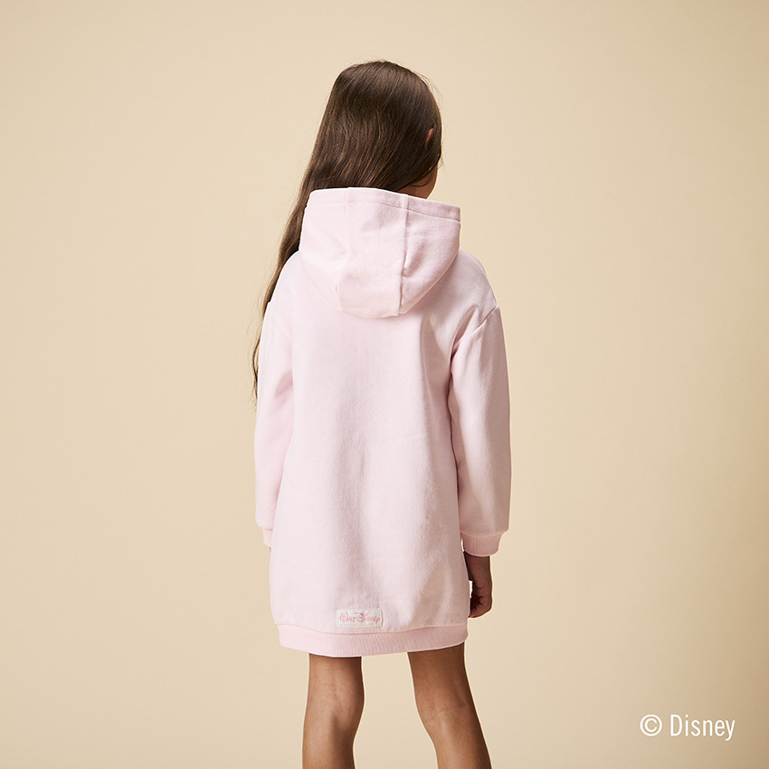 Vestido sudadera oversize con capucha de Stitch Disney para niña 
