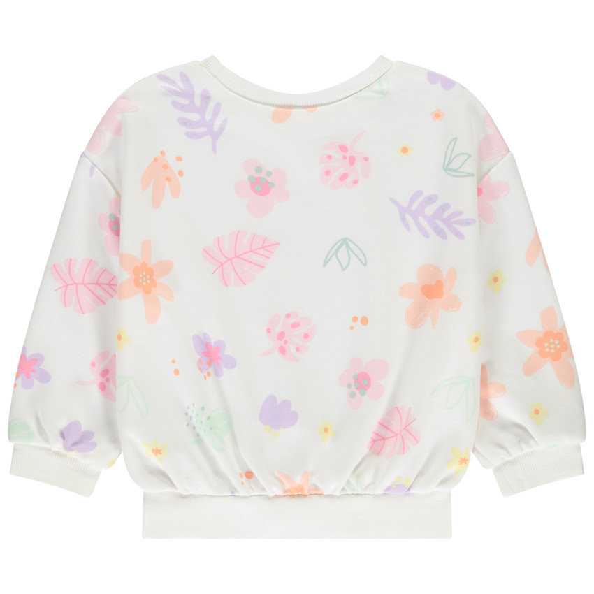 Sudadera de felpa con diseño para niña 