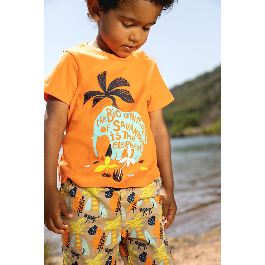 Bermuda imprimé jungle pour bébé garçon 