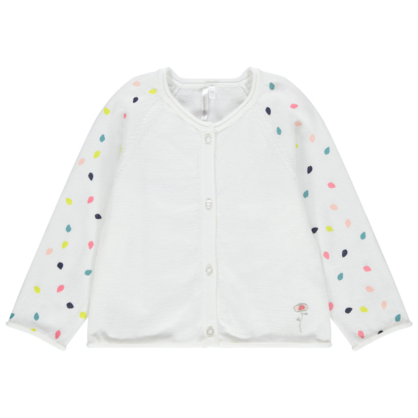 Gilet en tricot à pois colorés  Additional Gilet en tricot à pois colorés