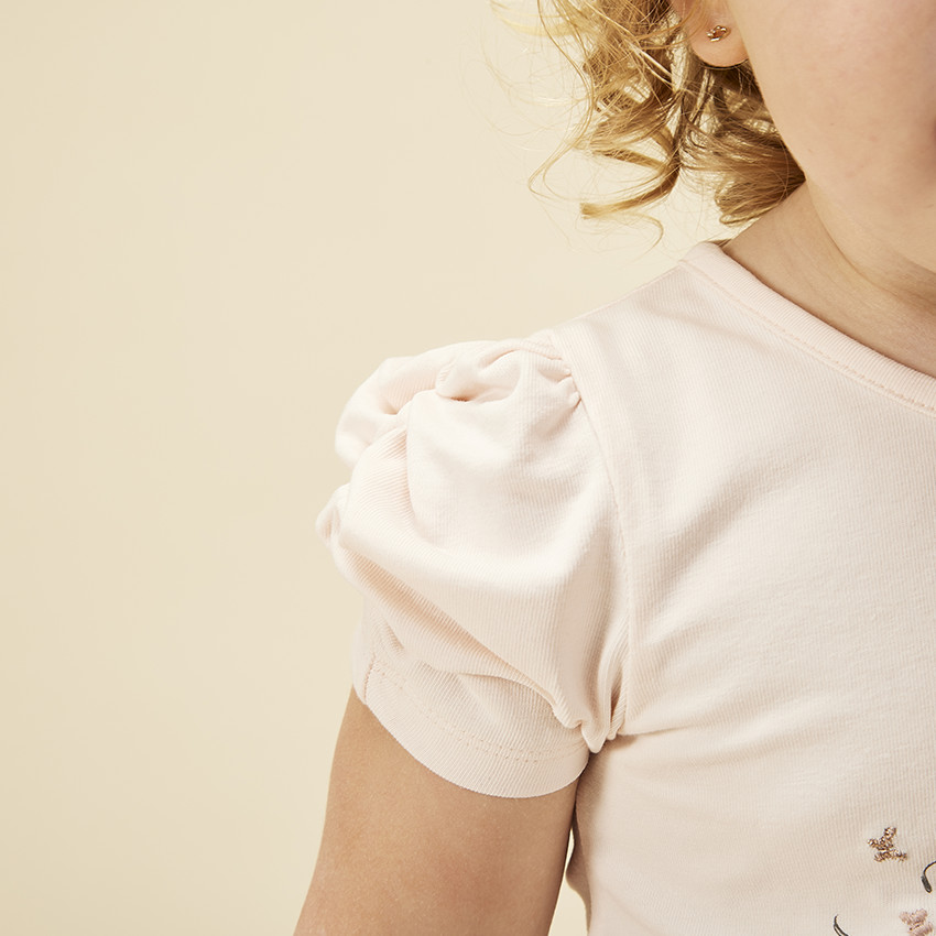 Vestido efecto 2 en 1 con tul estampado de mariposas para bebé niña  Additional Vestido efecto 2 en 1 con tul estampado de mariposas para bebé niña