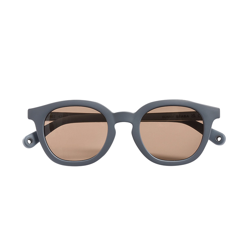 Lunettes de soleil avec cordon 4-6 ans Square Sunny gris minéral 