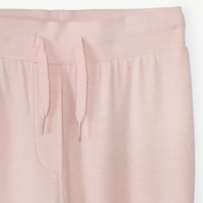 Conjunto de chándal de felpa lisa para niña 