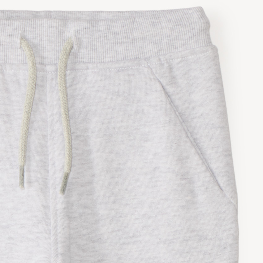 Pantalón de chándal de felpa lisa para bebé niño 