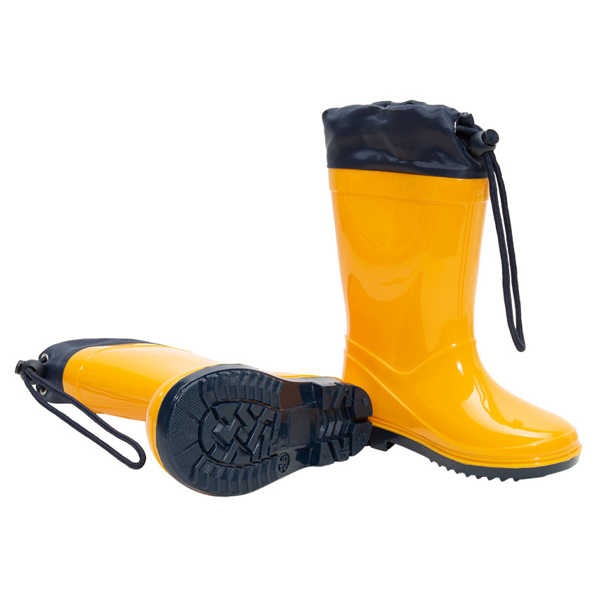 Botas de agua con cuello impermeable y estampado Smiley de la 24 a la 27 