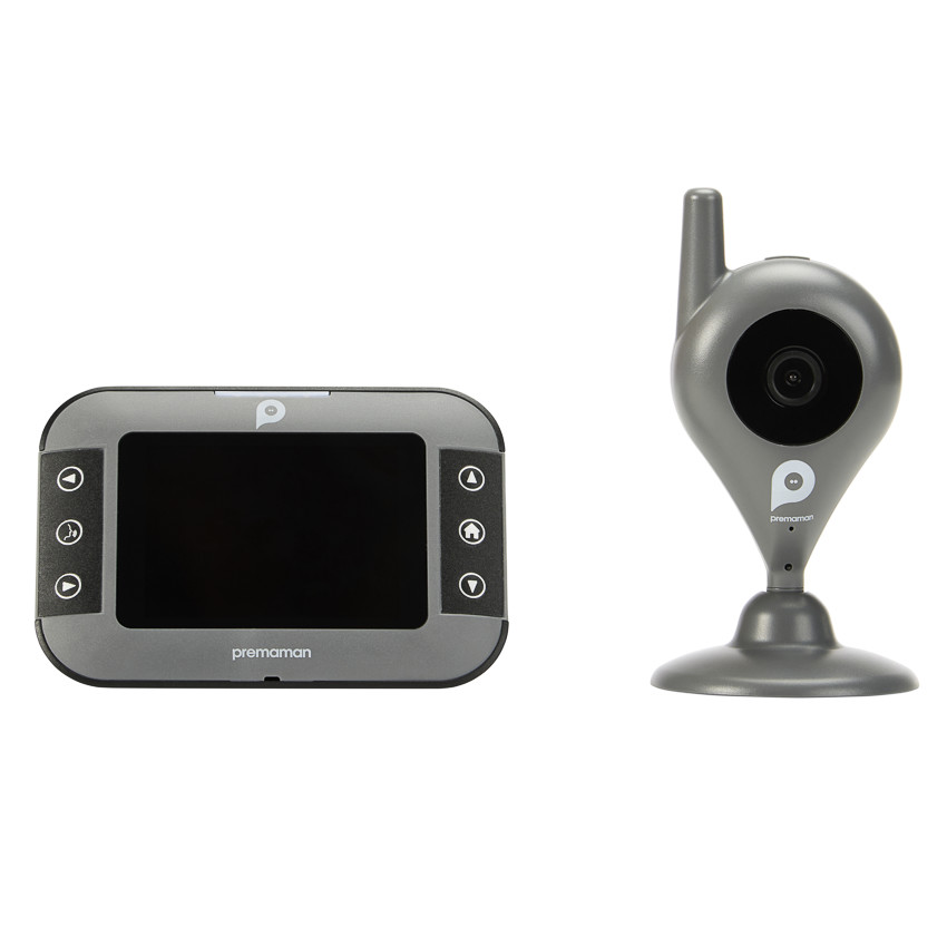Babyphone vidéo Buddy 2.0 gris 