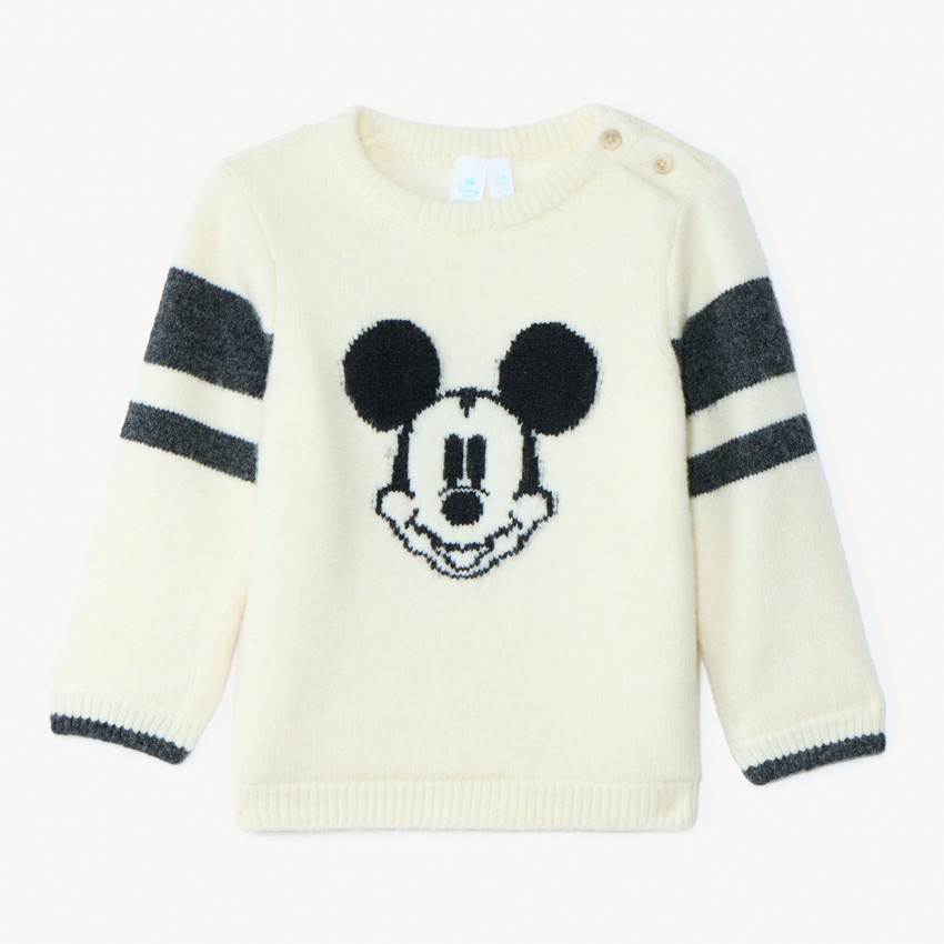 Pull en jacquard Mickey Disney pour bébé garçon 