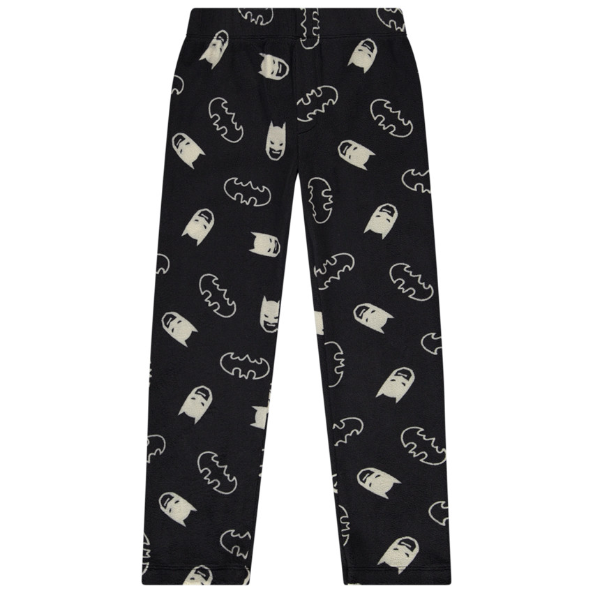 Pijama de 2 piezas de jersey con estampado de Batman Warner y gorro para niño 