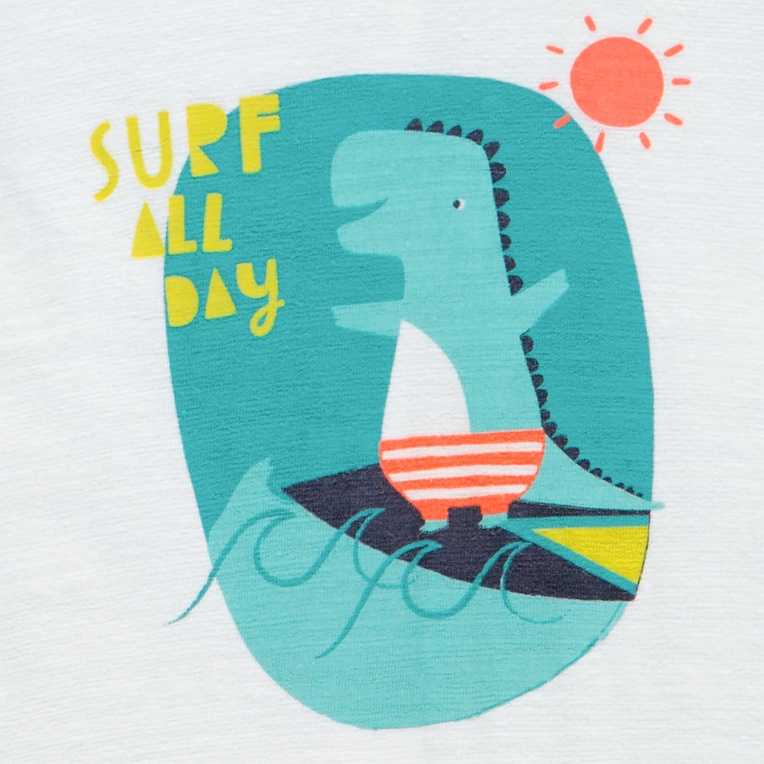 Conjunto camiseta estampada de dinosaurio y short para bebé niño  Additional Conjunto camiseta estampada de dinosaurio y short para bebé niño