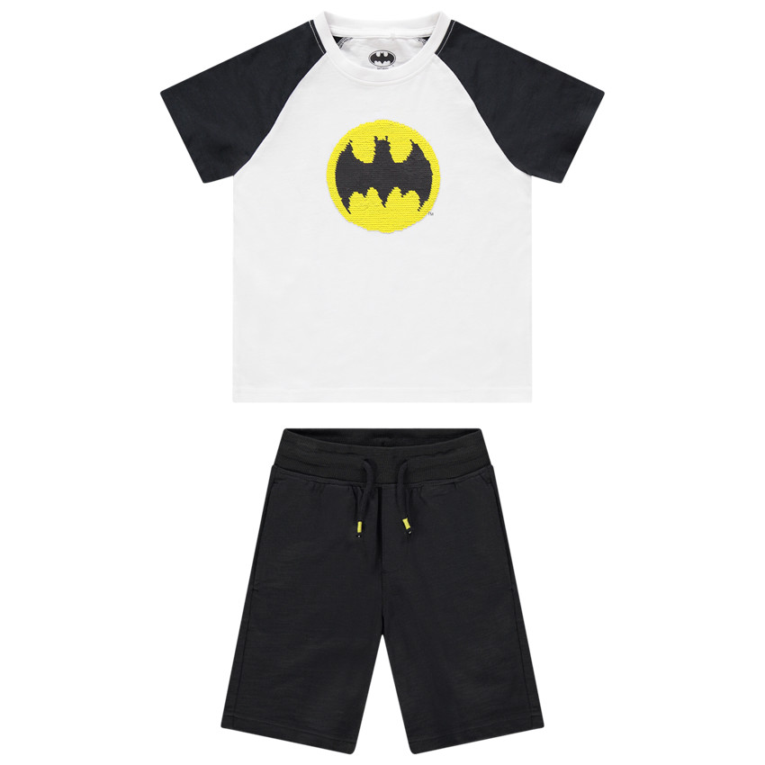 Conjunto Batman lentejuelas 