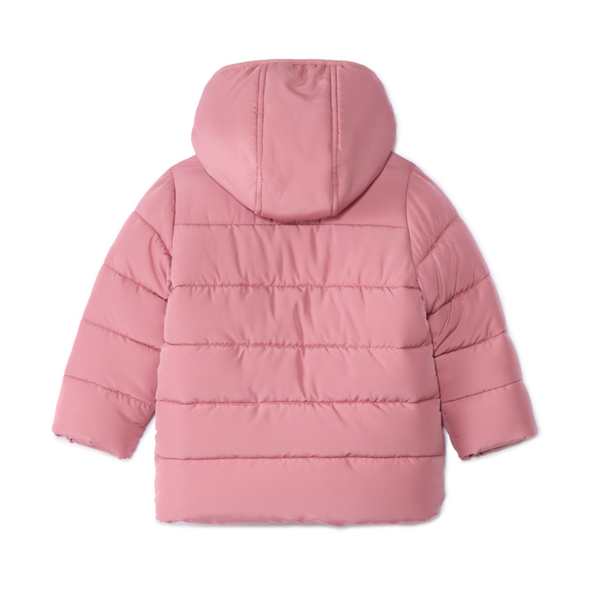 Plumífero con forro interior micropolar para bebé niña 