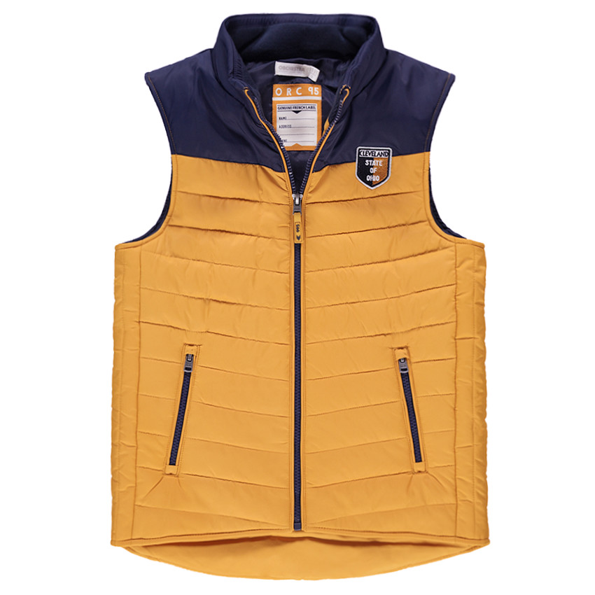 Júnior - Anorak sin mangas con efecto acolchado. 