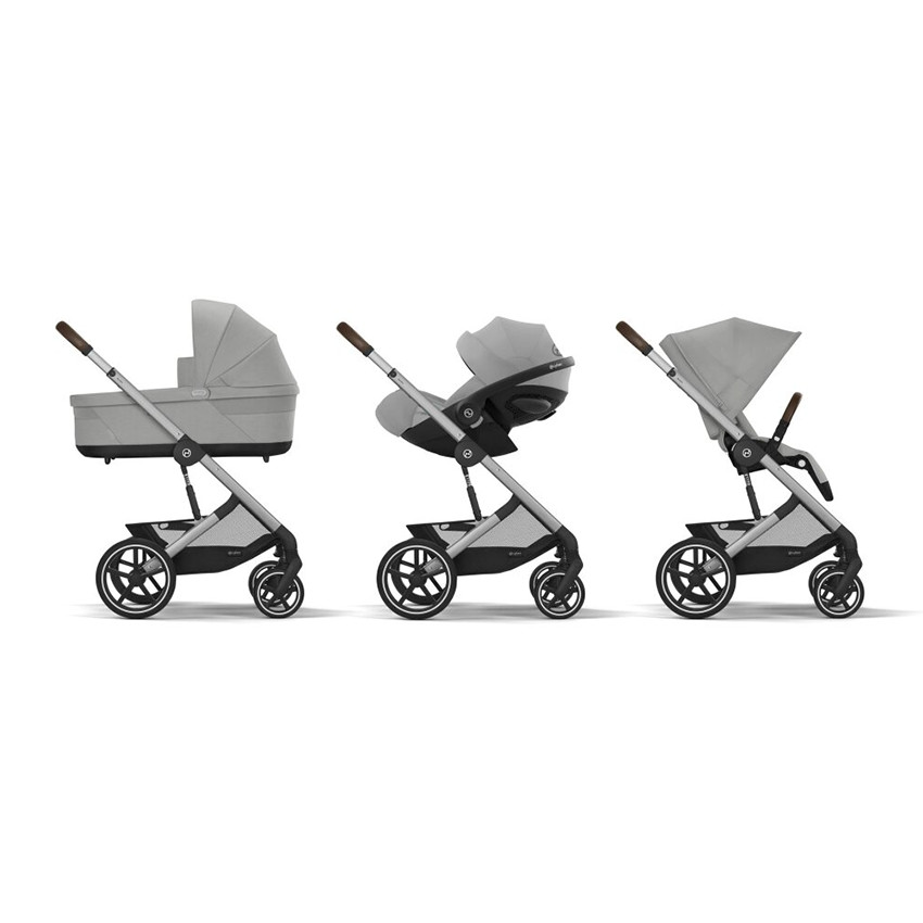 Poussette compacte Balios S Lux silver/stone grey 