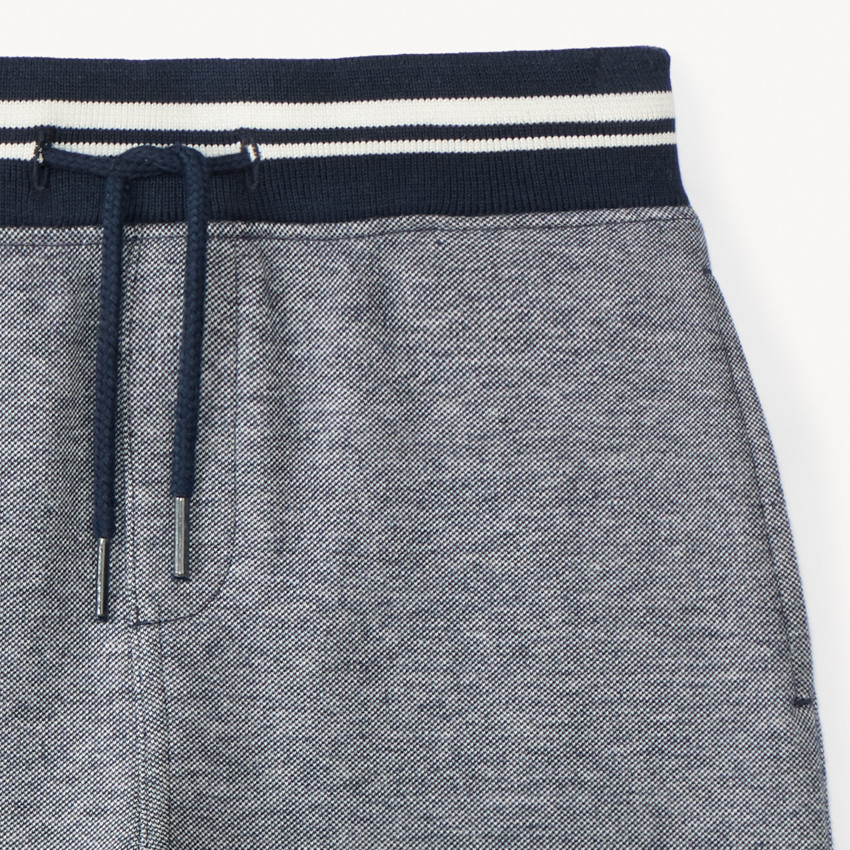 Bermudas de piqué efecto jaspeado para niño 