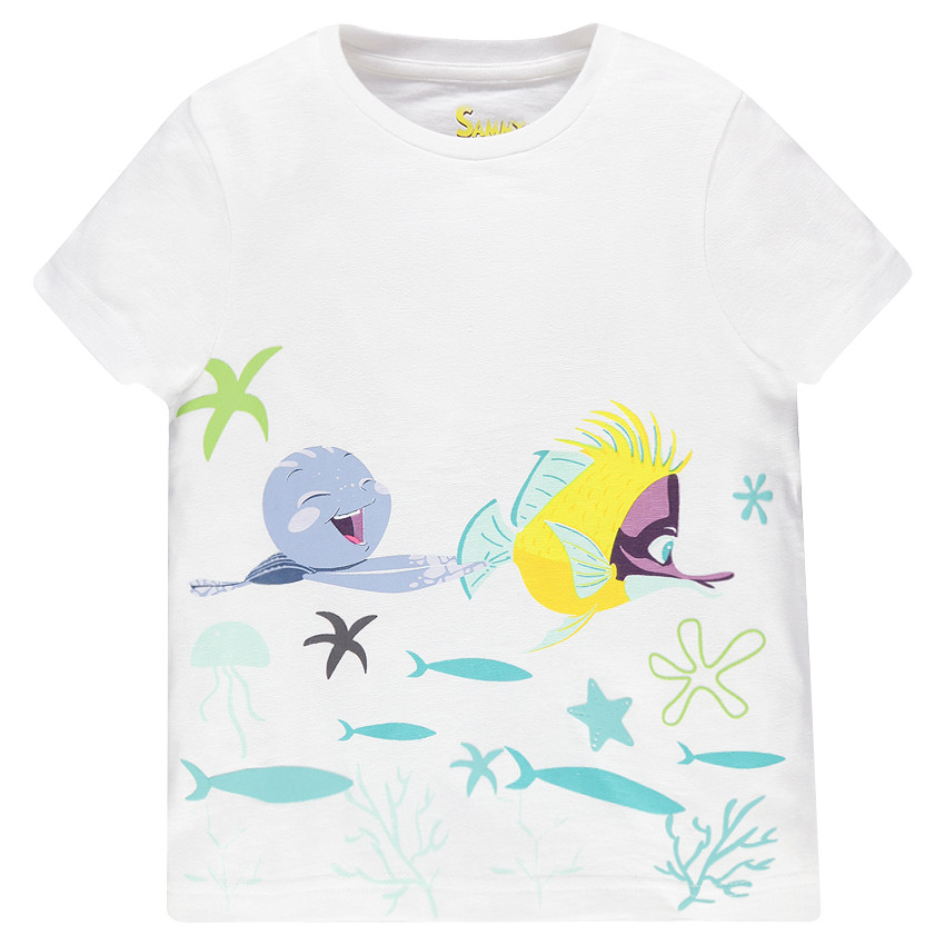 Camiseta manga corta con estampado 