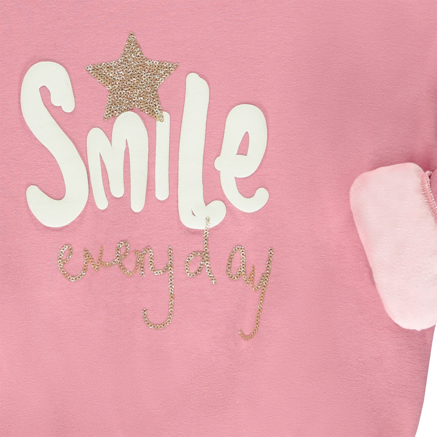 Sudadera oversize con lentejuelas para niña 