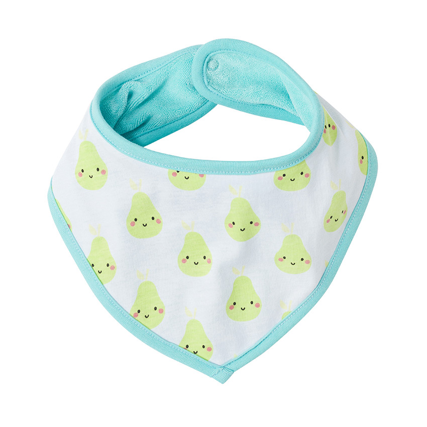 Babero bandana reversible con estampado de frutas  Additional Babero bandana reversible con estampado de frutas