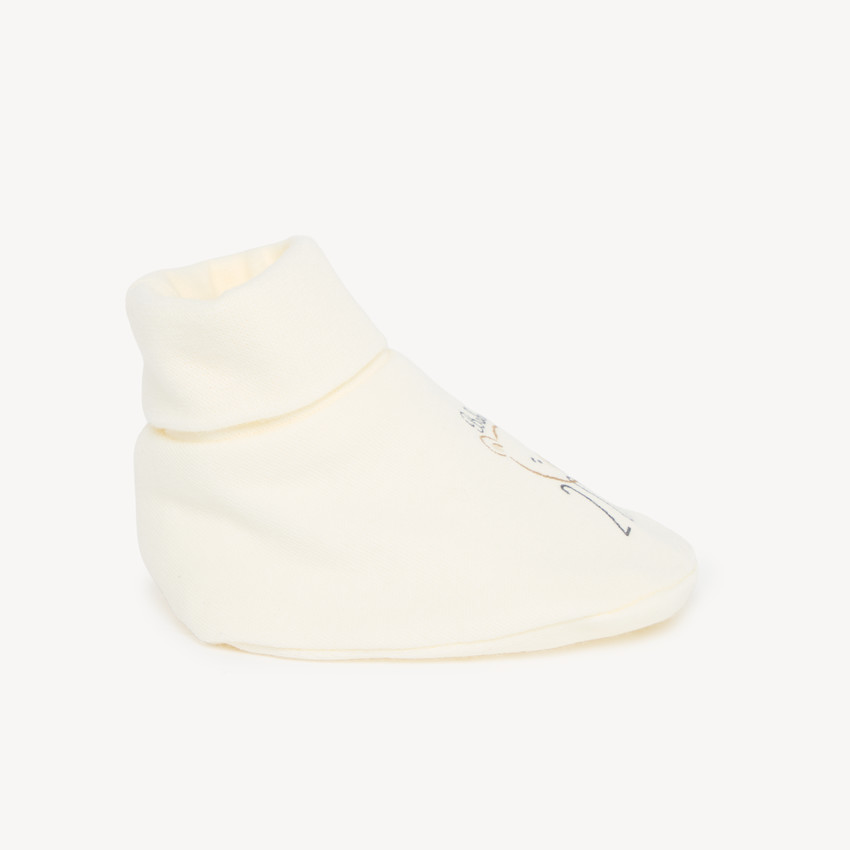 Zapatitos de nacimiento en interlock "Baby 2026 