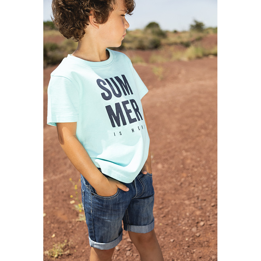 Lote de 2 camisetas de manga corta para niño 