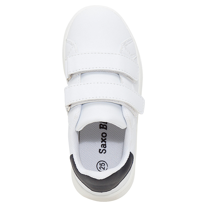 Deportivas bajas de color liso con velcro 