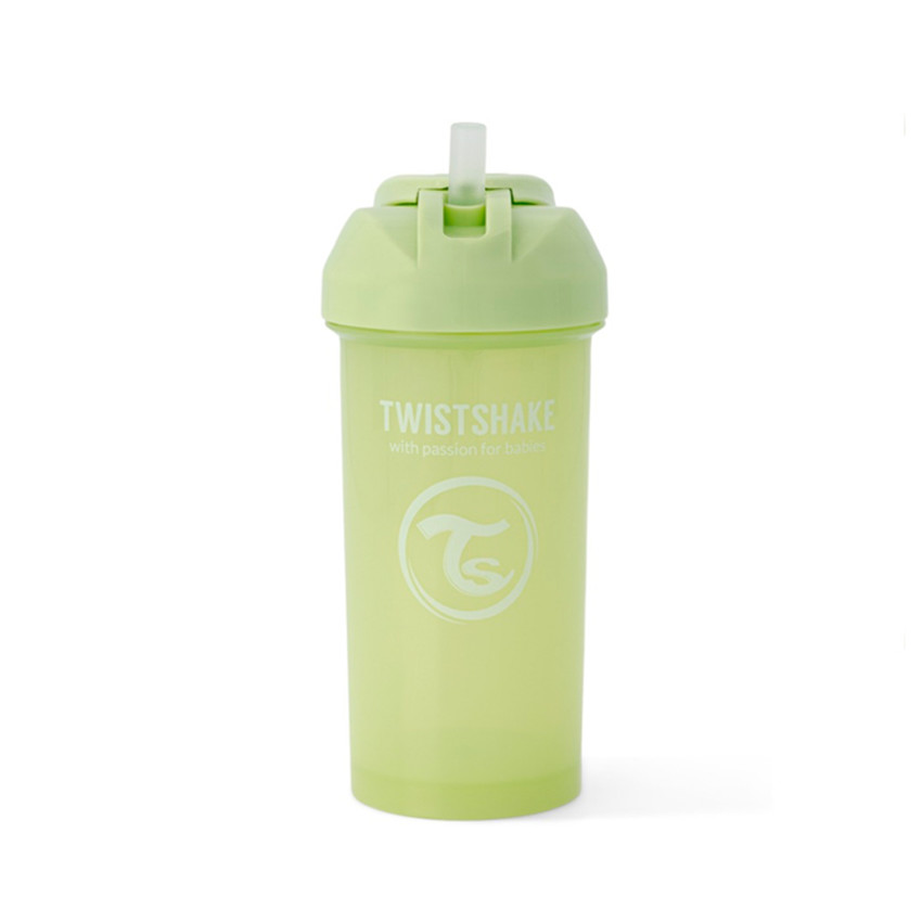 Vaso con pajita 360ml 6+meses verde cactus 