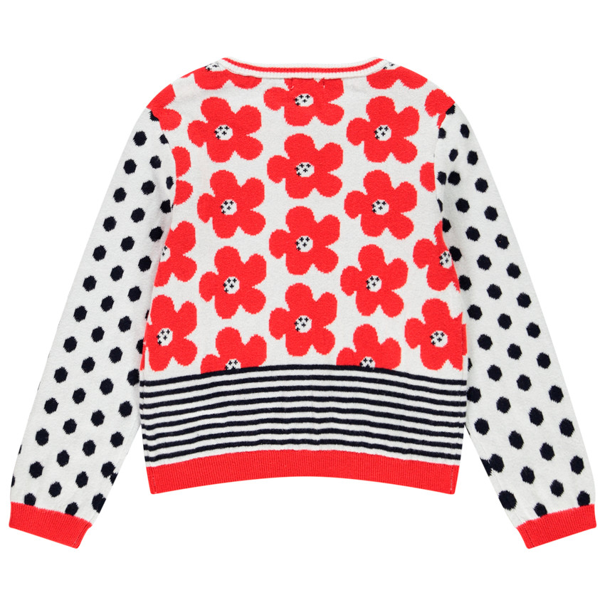 Chaqueta de punto motivos jacquard 