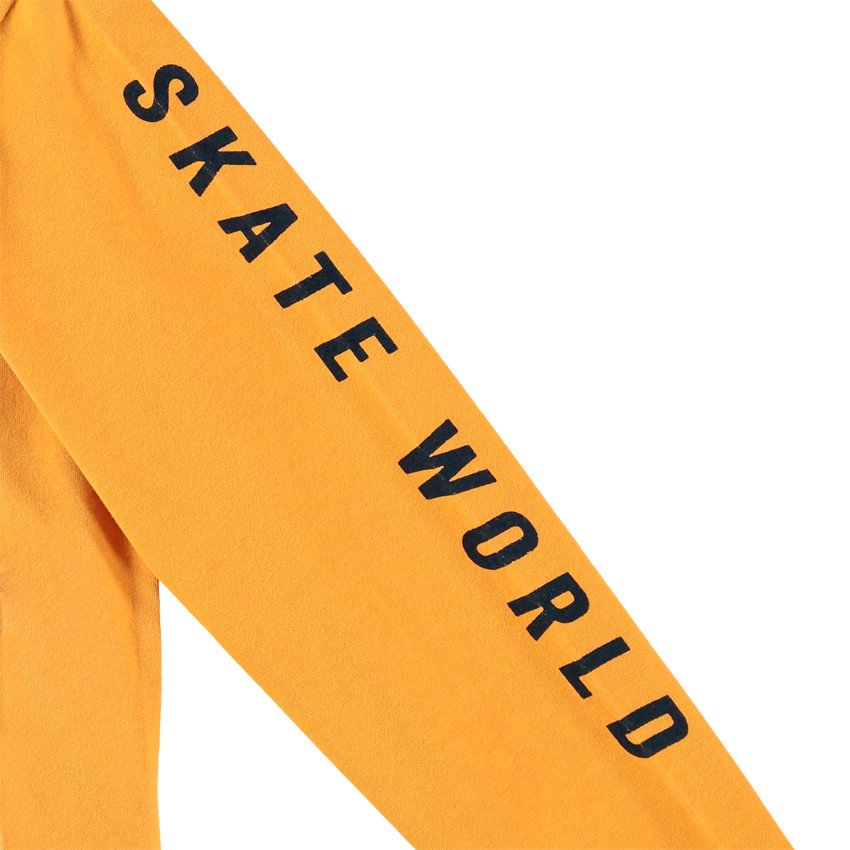 Polo de manga larga de punto con cuello mao y bandas que contrastan 