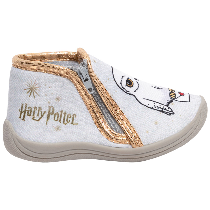 Pantuflas tipo botín con estampado de Hedwige de Harry Potter para bebé niña 