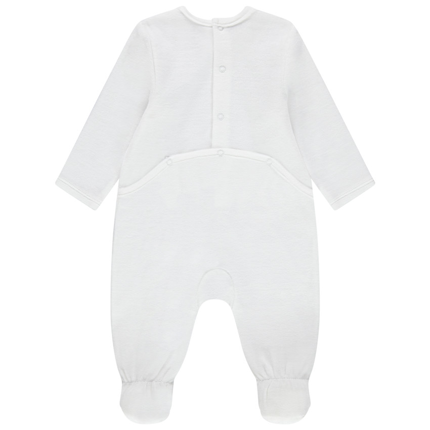 Dors-bien en velours blanc motif animal  Additional Dors-bien en velours blanc motif animal