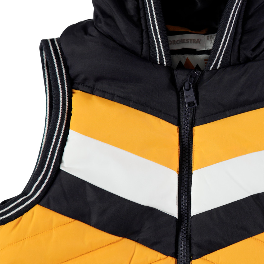 Doudoune matelassée contrastée 