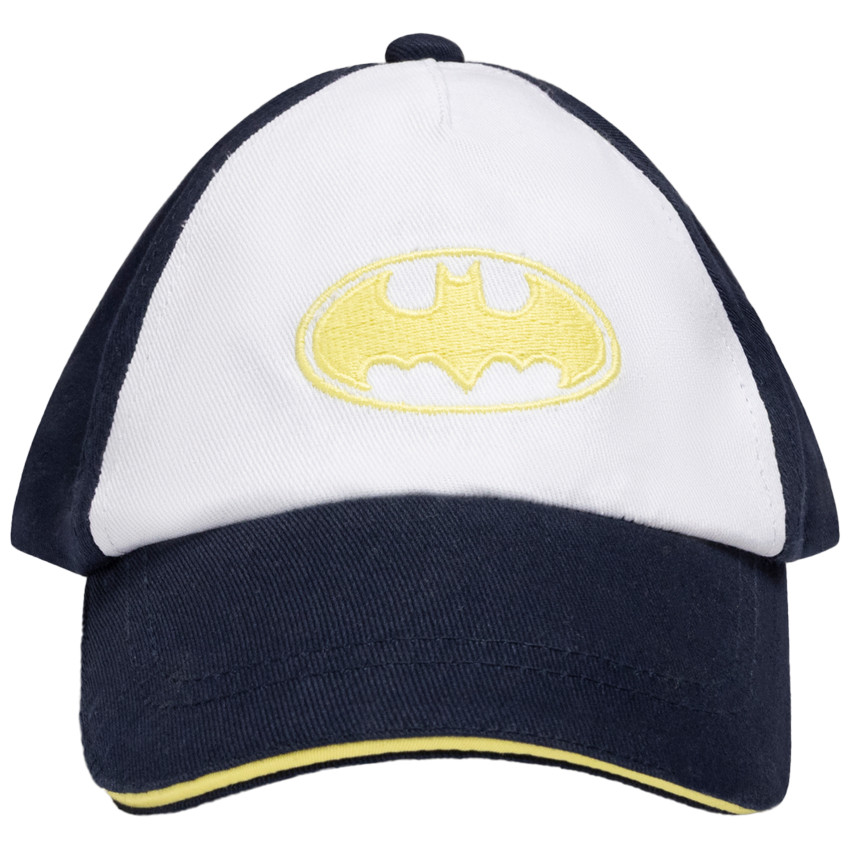 Gorra bicolor bordada Batman Warner para bebé niño 