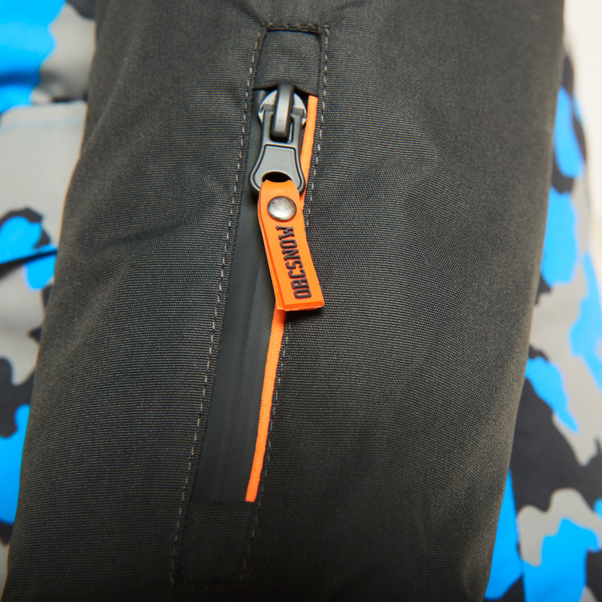 Veste de ski waterproof imprimé camouflage pour garçon 