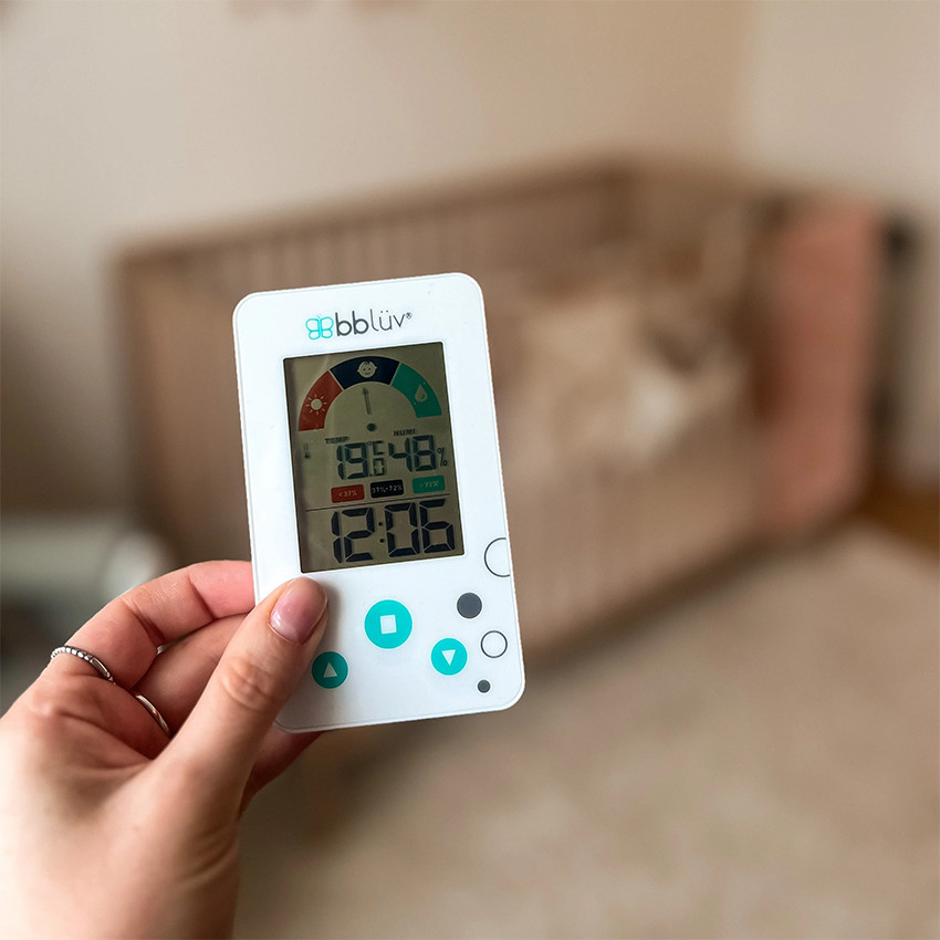 Thermomètre et hygromètre électronique 2 en 1 Igrö blanc 