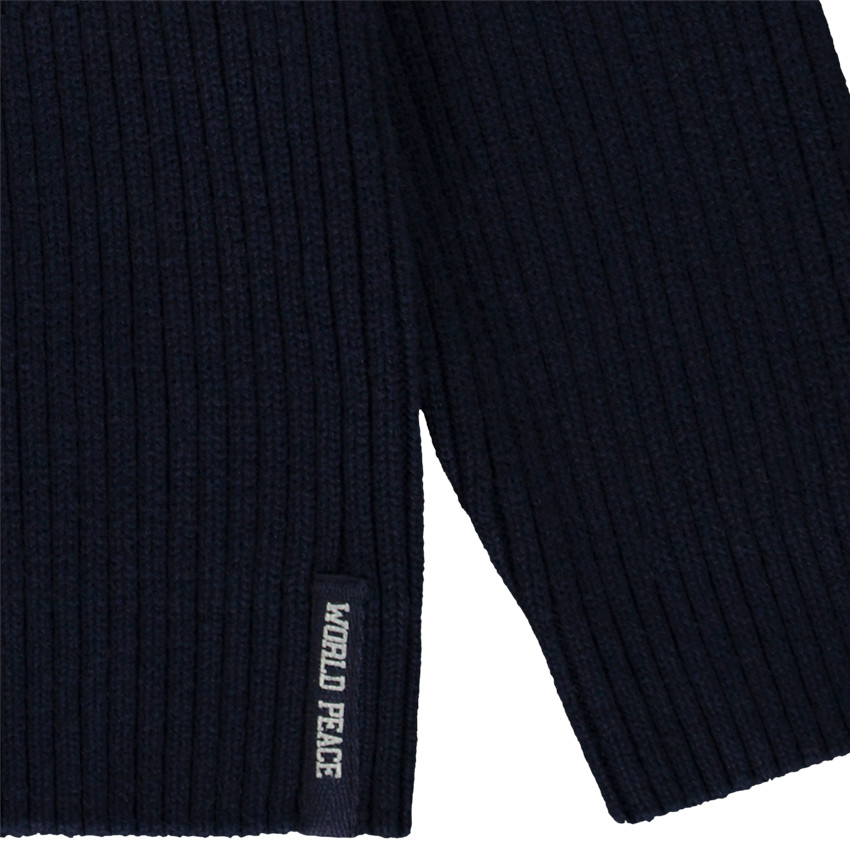 Jersey de rayas de punto con mangas largas para niño 