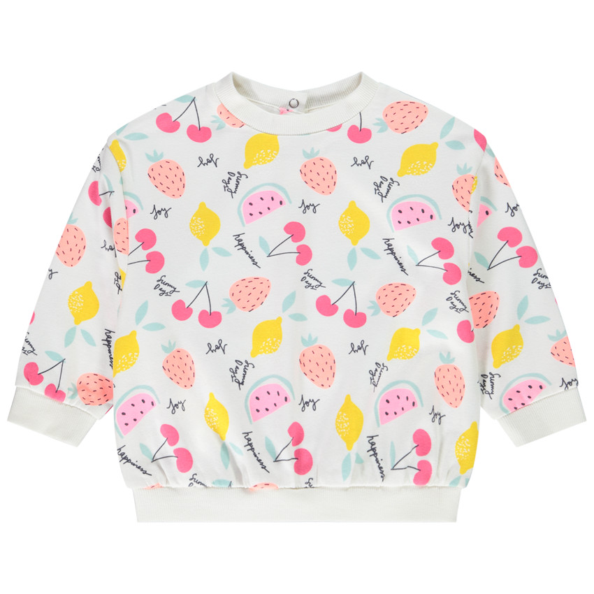 Sudadera oversize para bebé niña 