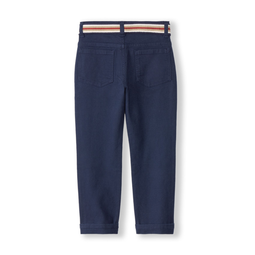 Pantalon avec ceinture à double boucle pour garçon 