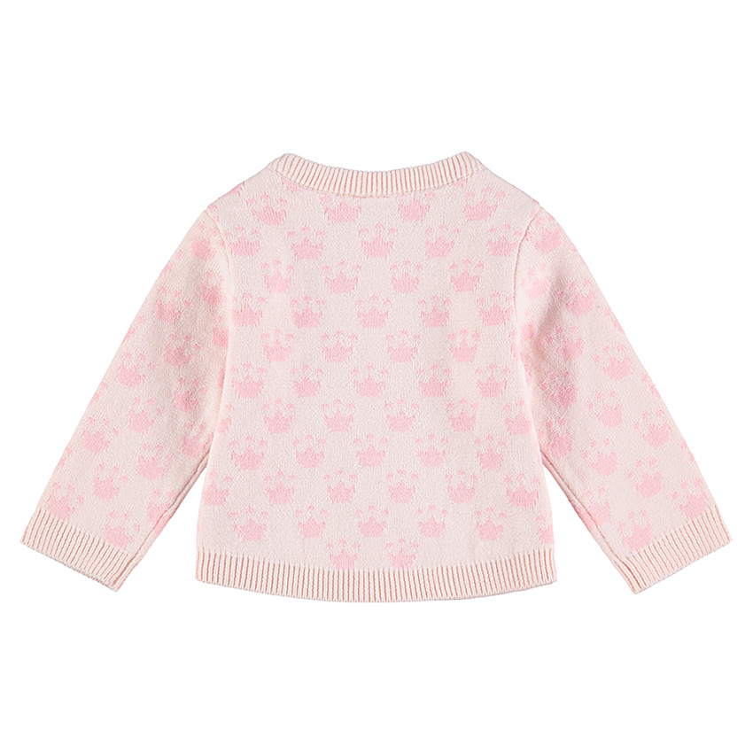 Chaqueta de punto con dibujo de jacquard all over  Additional Chaqueta de punto con dibujo de jacquard all over