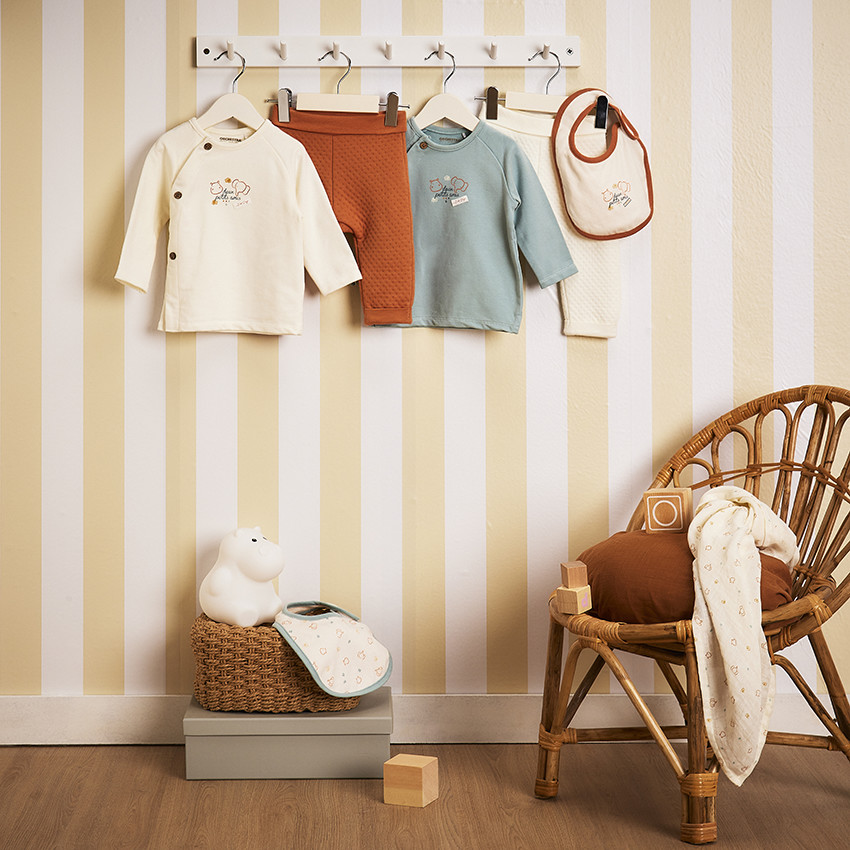 Conjunto 2 piezas acolchado para bebé 