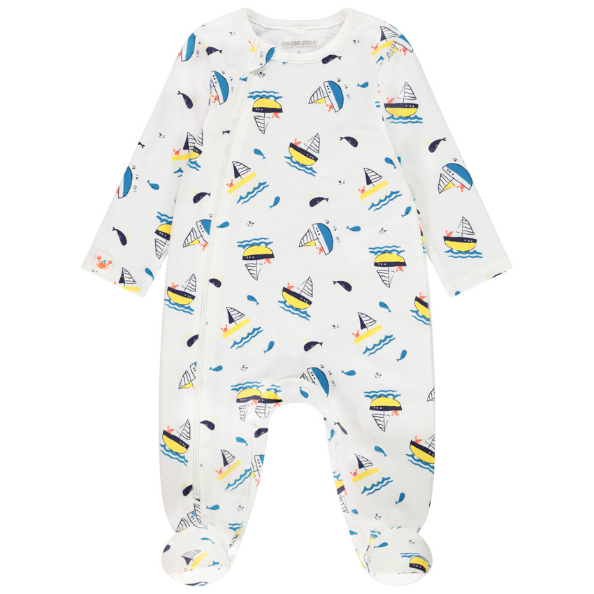 Pelele estampado barcos 