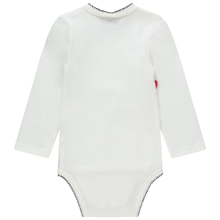 Body manches longues print Minnie Disney et noeud rouge 