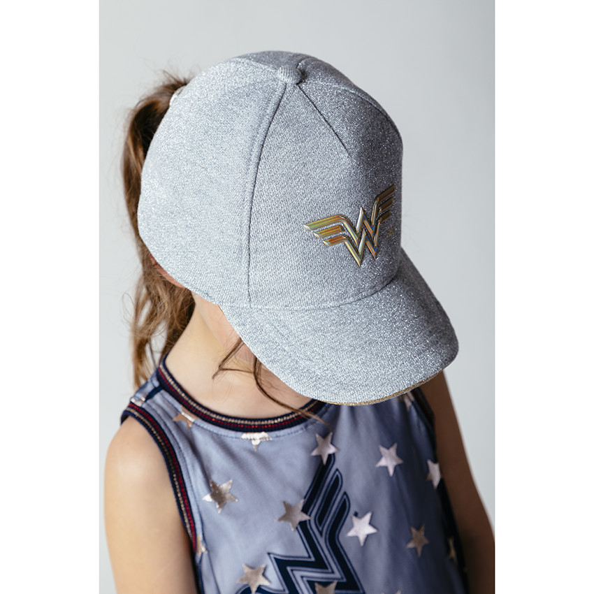 Gorra tejido brillante logo Wonder Woman 
