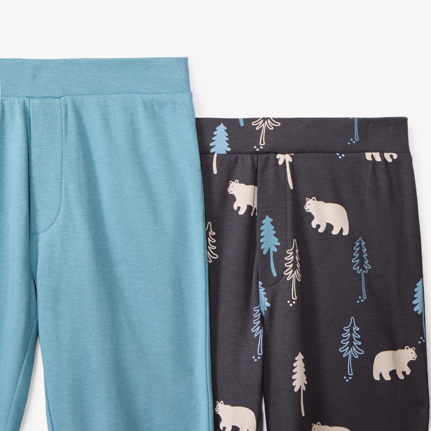 Lot de 2 sets de pyjamas en interlock pour garçon 