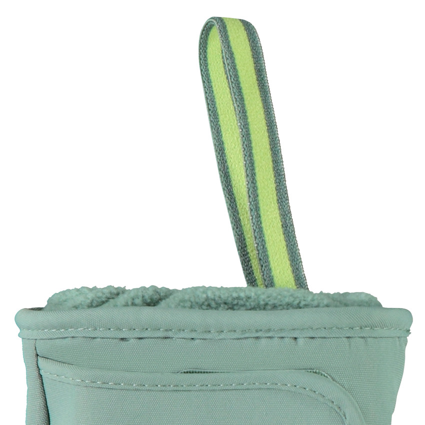 Moufle de esquí forrado con similcuero e impreso para niño 