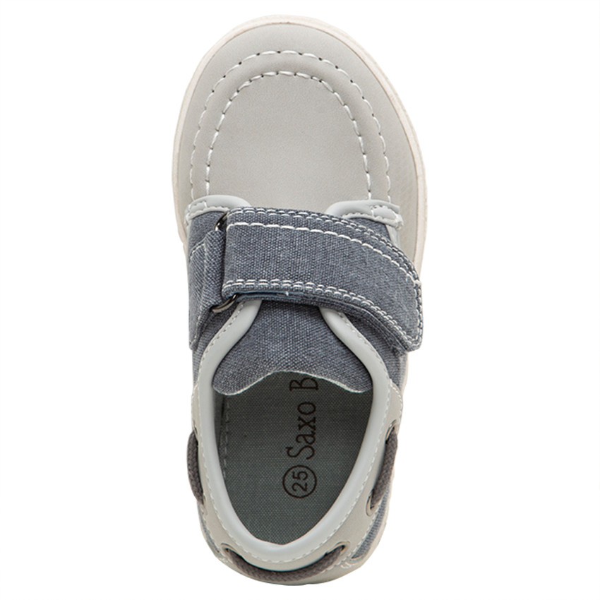 Zapatillas bajas estilo náuticos con velcro de la 28 a la 35 