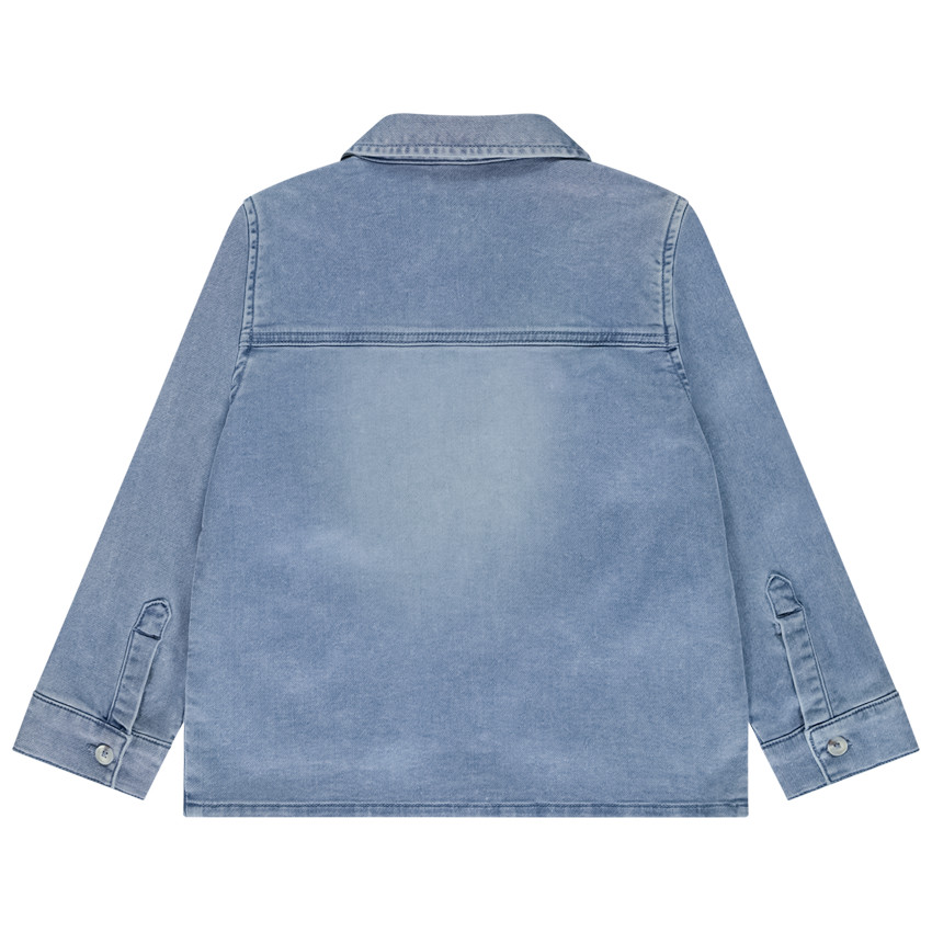 Camisa de mezclilla con bolsillos para niño 