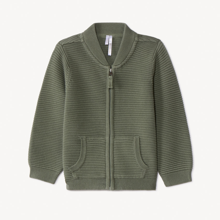 Chaleco de punto fantasía con bolsillos para bebé niño 