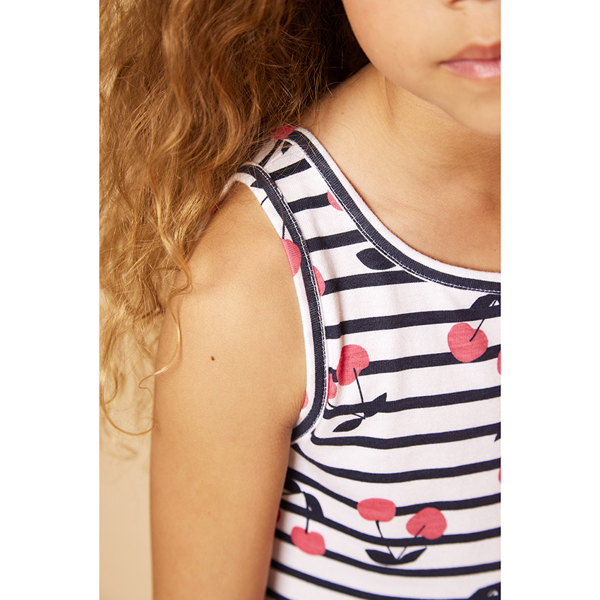 Robe de tirantes estampado mariposas niña 