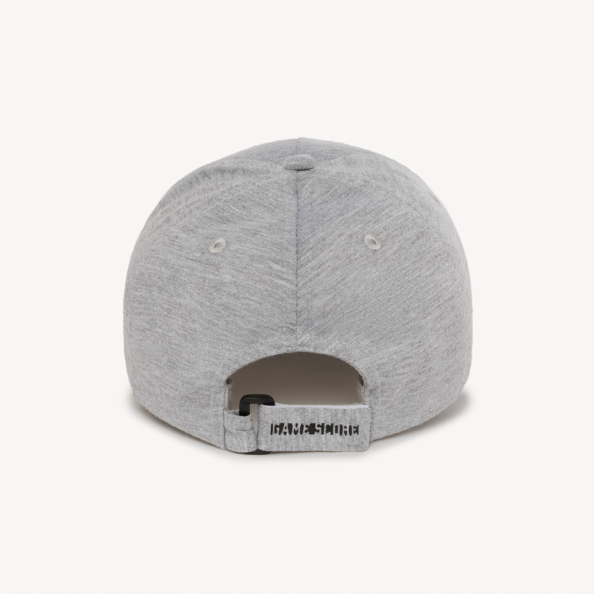 Gorra gris con estampado de baloncesto para niño 
