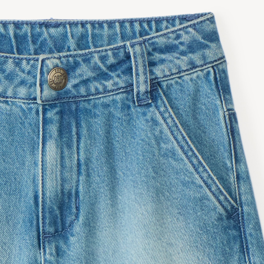 Bermudas skater de denim para niño 